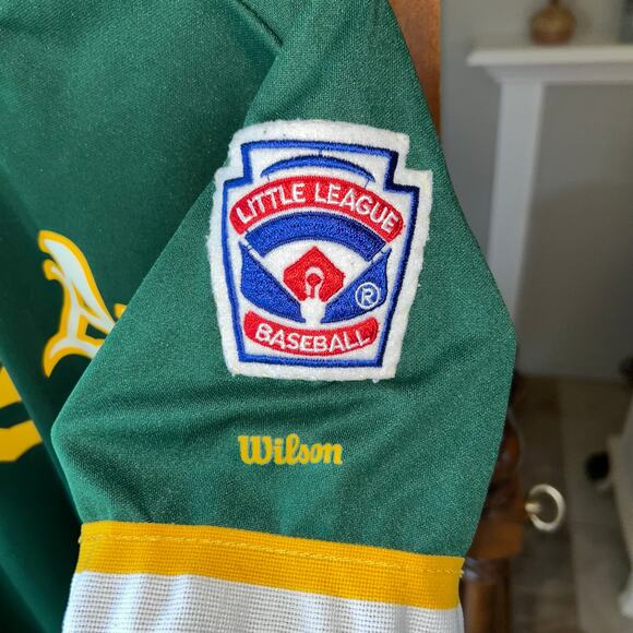 Vintage Wilson 90’s Oakland A’s boys large little league jersey - Picture 6 of 11